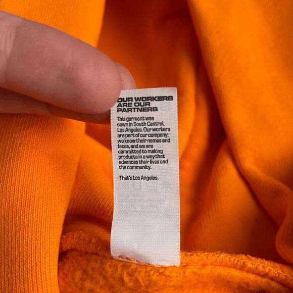 Original BTC DeGod Orange Hoodie Small​​​​ - Picture 7 of 8